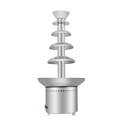 China 5 Tier Outdoor Commercial Electric Chocolate Fountain Machine Cheese Fountain Machine for sale