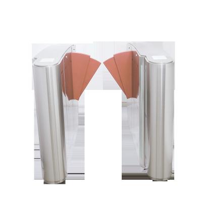 China Organic Glass / Resin Automatic Access Control Speed Gate Flap Barrier Gate for sale