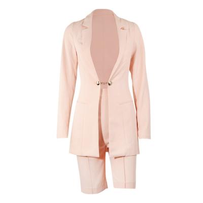 China 2020 Autumn Spring Print Ladies Elegant Blazer Breathable Female Suits Pants Casual Women Jacket Fashion Suit Two Piece Sets Female Suit for sale