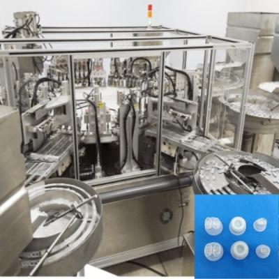 China Tipo de giradiscos Anillo de tracción Soldadura ultrasónica Capilla de infusión Máquina de ensamblaje de acero inoxidable de rendimiento estable en venta