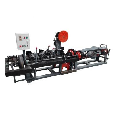 China Airports Automatic High Speed Galvanized Barbed Wire Making Machine With Double Twisted Wire Hot Sale Anping China Factory for sale