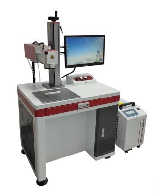 China Air-cooled QK-UV3B ultraviolet laser marking machine for Plastic products polymer materials glass marking for sale