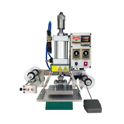 China Garment Shops QK-1013 cheap price and good quality pneumatic 10*13cm hot stamp stamping machine for Leather for sale
