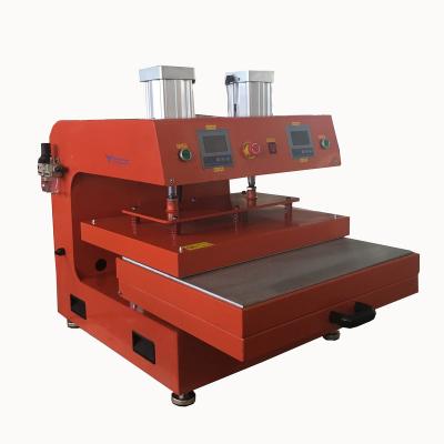 China Garment Shops QK-B5-2 High Quality Double station Heating Platen pneumatic Digital 16X 20 inch heat press machine for sale
