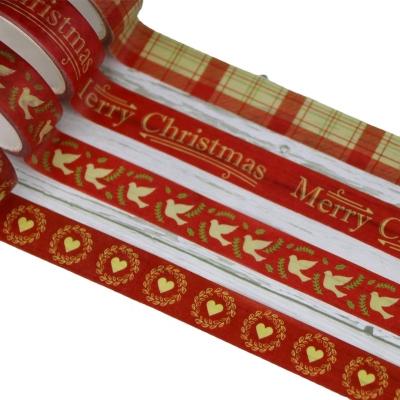 China MASKING makers direct Christmas theme wind elk can mix imported gifts hand tent washi tape and paper can be repeated for sale