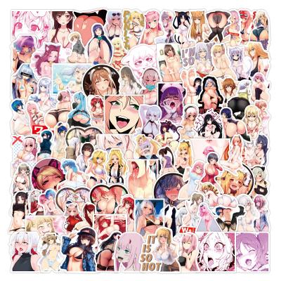 China Waterproof+Eco-friendly 100pcs Waterproof Vinyl Die Cut Stickers Decorative For Car Motorcycle Bicycle Luggage Sticker for sale