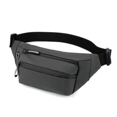 China Water proof High Quality Casual Chest Bag Adjustable Belt Waterproof Men's Fanny Pack with Earphone Hole for sale