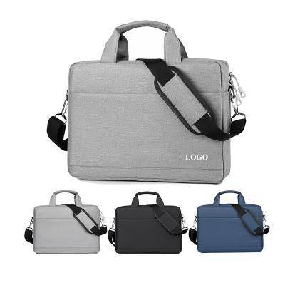China Waterproof Hot Selling Business Laptop Bag Custom Logo Waterproof Computer Bag with Removable Shoulder Strap for sale