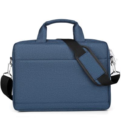China Waterproof New Design Business Laptop Briefcase Waterproof Custom Logo Removable Shoulder Strap Computer Bag for sale