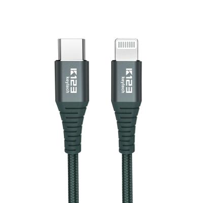 China 1M 3FT Mobile Phone for iPhone 8 11 USB Tie Down 3A Fast Speed PD Charging C to Light Data Line for Apple mfi Mobile Phone USB Cable for sale