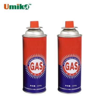 China Long Lasting Butane Fuel Gas Canisters Convenient For Easy Cooking for sale