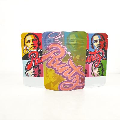 China Biodegradable weed Stand Up Pouches colorful printing Food Packing Mylar Bags with ziplockk for sale
