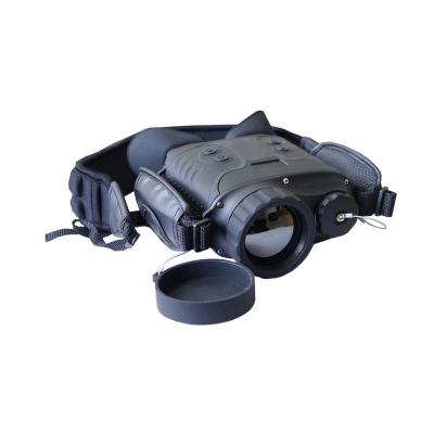 China 384x288 3.8km Long Range 384x288 50mm Low Thermal Lens Weight IP67 Digital Infrared Night Vision Binoculars With GPS for sale