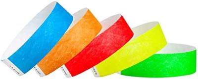 China Custom Your Plain Color Tyvek Paper Material Wristbands Durable And Waterproof Event Security for sale