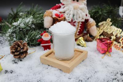 China Safe Fake Snow Polymer Long Lasting Easy To Use Instant Snow Sodium Polyacrylate for sale