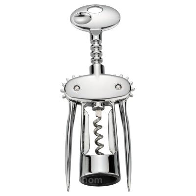 China High Quality Zinc Alloy Stored Nickel Plating Wine Bottle Opener Wing Corkscrew Wine Opener for sale