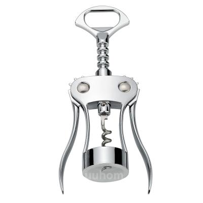 China Stocked Custom Premium Stainless Steel Wine Corkscrew Bottle Wine Opener For Bars for sale