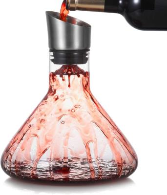 China New Popular Durable Aerating Magic Wine Accessories Pourer Decanter Wine Bottle Pourer Spout Bar Accessories for sale