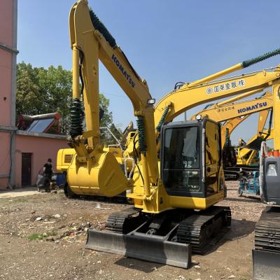 China Used Komatsu Excavator PC56-7 Secondhand 5.3ton Small Type Mini Crawler Digger for sale