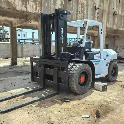 China Robust FD100TCM 10 Ton Forklift Second Hand Electric Forklift for sale