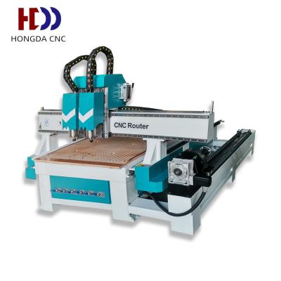 China Building Material Shops HONGDDA CNC Router 3 Axes Mainly For Lockers Spindle ACP Woodworking Panel CNC Router 1325 for sale