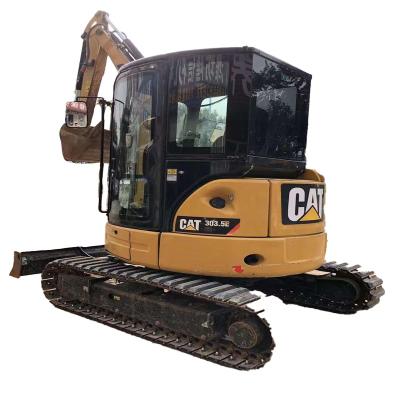 China CAT 303 Mini Excavator Used 3 Tons Original Machine Original One Year Warranty 301 302 305 0.1 for sale