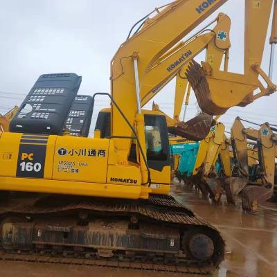 China Komatsu PC160 excavator original factory used original machine! One year warranty! 0.6m ³ for sale