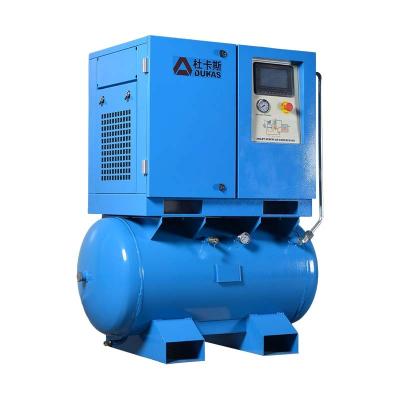 China Lubricated Low Noise PM VSD 2-In-1 Integrated Screw Air Compressor With Customizable Configurations for sale