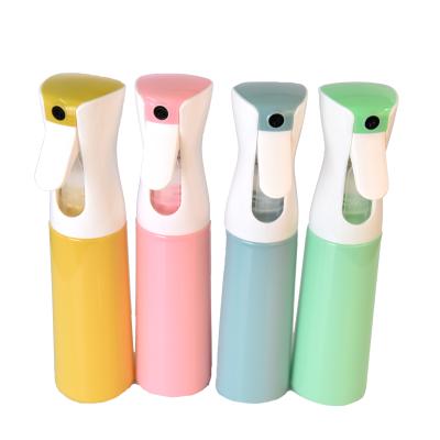 China Fine White Water Personal Care Continuous Spray Bottle Plastic Mist Trigger Sprayer Bottle for sale