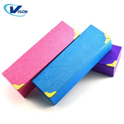 China Retro Newest Quality Cheap PU Glass Luxury Hand Made Reading Case for sale