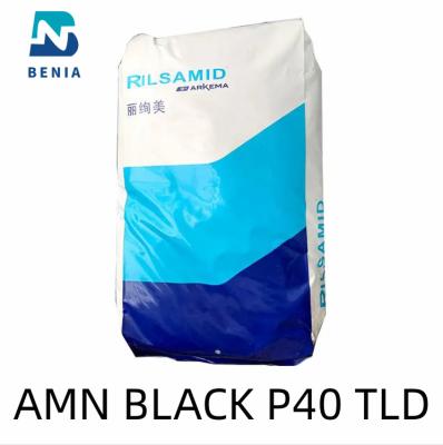 중국 아케마 릴사미드 AMN 검은 P40 TLD 폴리아미드 과립 탄력적 주입된 부분 순수한 펠릿 파우더 전체 색 판매용