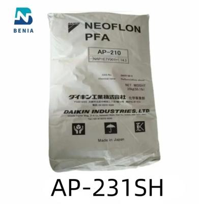 China DAIKIN PFA Neoflon AP-231SH Perfluorpolymeren PFA Virgin Pellet Powder in voorraad Te koop