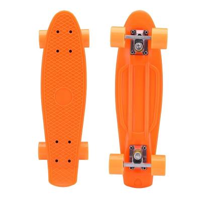 China 2022 New Fashion Child Skateboard PU Wheel Custom ABS Fish Skateboard For Kids for sale