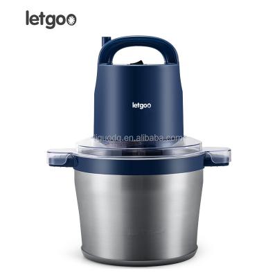 China 6L Capacity 6L Chopper Meat Grinder Electric Mincer 1200W Food Processor Slicer Stainless Steel Two Speed Mincer for sale