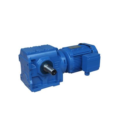 China Construction Material Stores K Series High Torque Motor Low Speed Helical Gearbox for sale