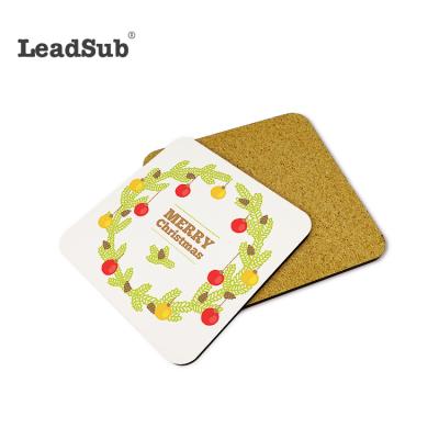 China Viable Wholesale Price Cork Place Mats And Coasters Sublimation Backing for sale