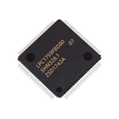 China Standard Microcontroller integrated circuit IC MCU 512KB Flash 2.5V/3.3V LQFP80 LPC1759FBD80 LPC1759FBD80K for sale