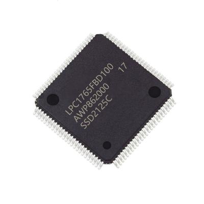 China Standard Microcontroller integrated circuit IC MCU 32BIT 256KB FLASH 100LQFP 100MHz LPC1765FBD100 LPC1765FBD100K for sale