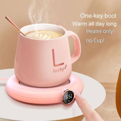 China Stock Beverage Warmer 2022 Christmas Gifts Coffee Mug Warmer with Automatic Cut Out for Home Office Office Use, Electric Heating Plate USB Mug Warmer for sale