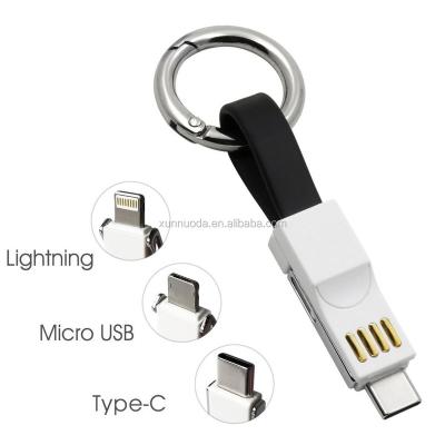 China Key Chain 3in1 Magnetic USB Charging Cable for sale