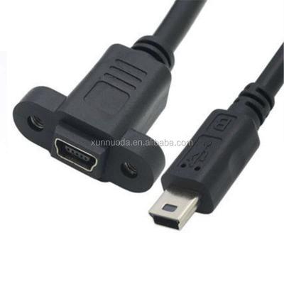China Mini MP3/MP4 Player Panel Mount Usb Female To Male Mini Usb Extension Cable for sale