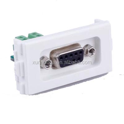 China DB9 Keystone Jack Module For Wall Face Plate N/A for sale