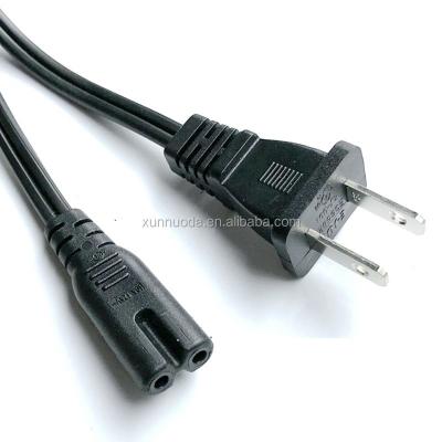 China Hospital American Standard NEMA 2P 1-15P To IEC C7 Power Cord , REACH Compliance for sale