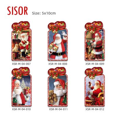 China Sublimation (customised) Christmas Gift Ceramic Fridge Magnet Custom Sublimation Tile stickers with Soft Magnetic Wholesale Cheap Home Decor for sale