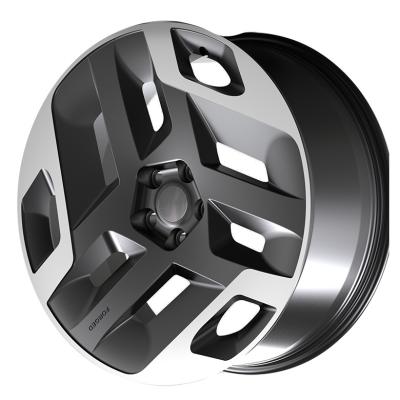 China Automobile Modification 20 21 22 23 inch Range Rover Black Passenger Car Rims 5x120 Alloy Forged Wheels Hub For Land Rover Defender Discover for sale