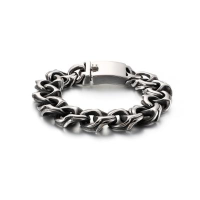 China XISHUO 316L Stainless Steel Charm Personality Men's Punk Stainless Steel Bracelet for sale