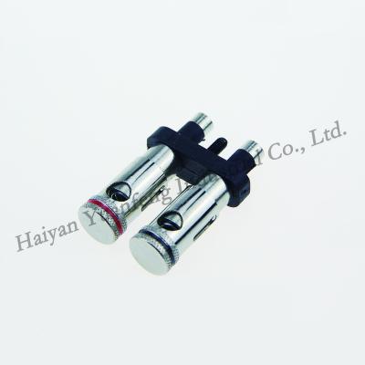 China visual & Manufacturer Zhejiang Red And Black Audio Nickel Copper 2 Way Connector Speaker Terminal Customized Binding Posts for sale