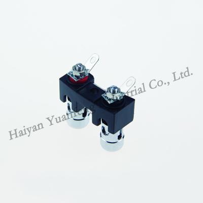 China visual & Zhejiang audio manufacturer Nickel Plated Customized form spring load speaker terminal connector for sale