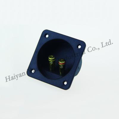 China Zhejiang Manufacturer Zhejiang Square 2 Way Gold Banana Plug Binding Mail Box Speaker Terminal Zhejiang Cup for sale