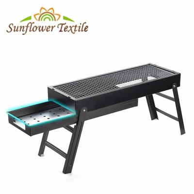 China 60x22.5x33cm kaltgewalzter Eisen-Holzkohlen-tragbarer kampierender Kochgeschirr-Grill-Grill zu verkaufen